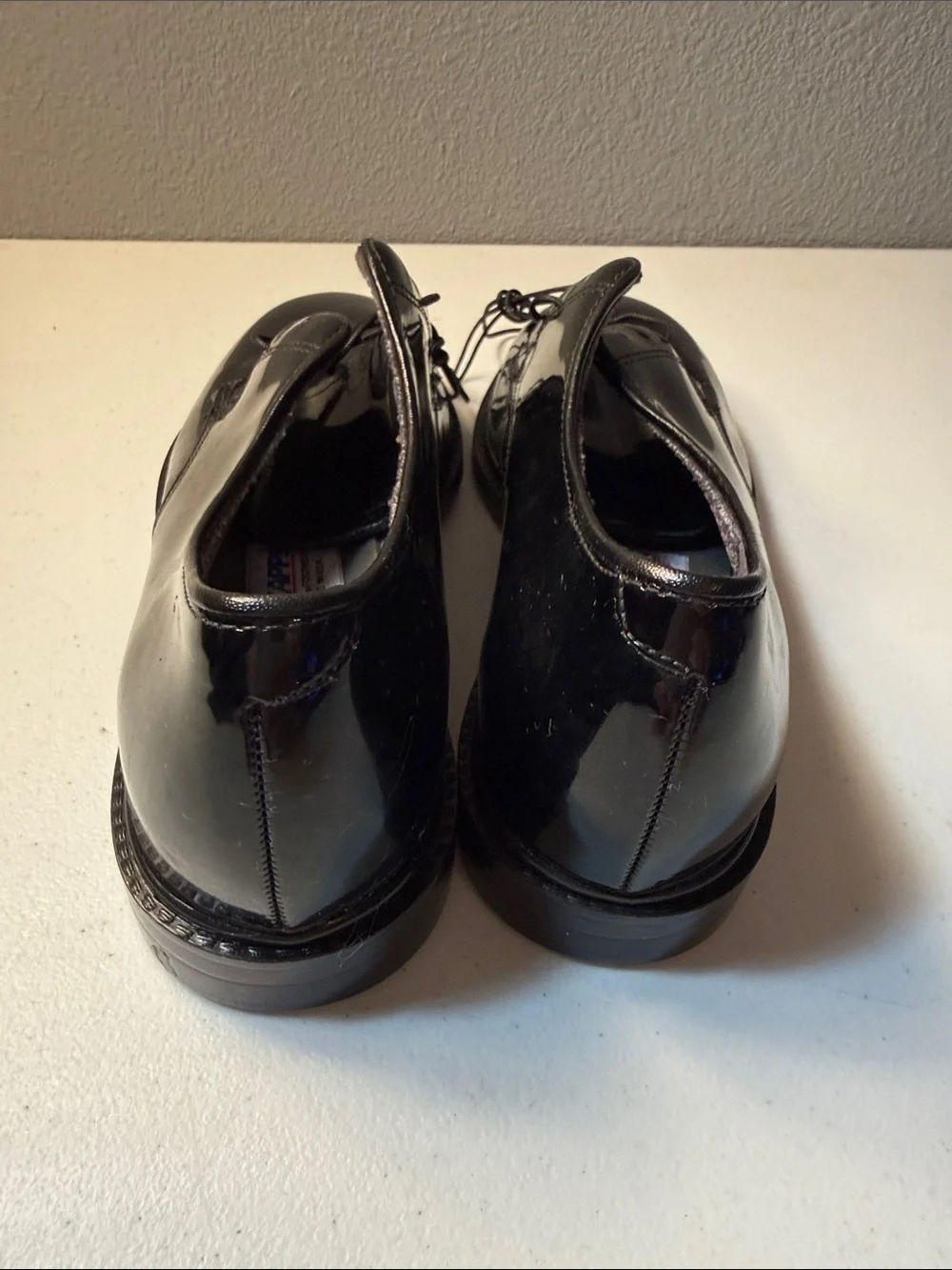 Men's Black Patent Chukka Boots - Classic Lace-Up